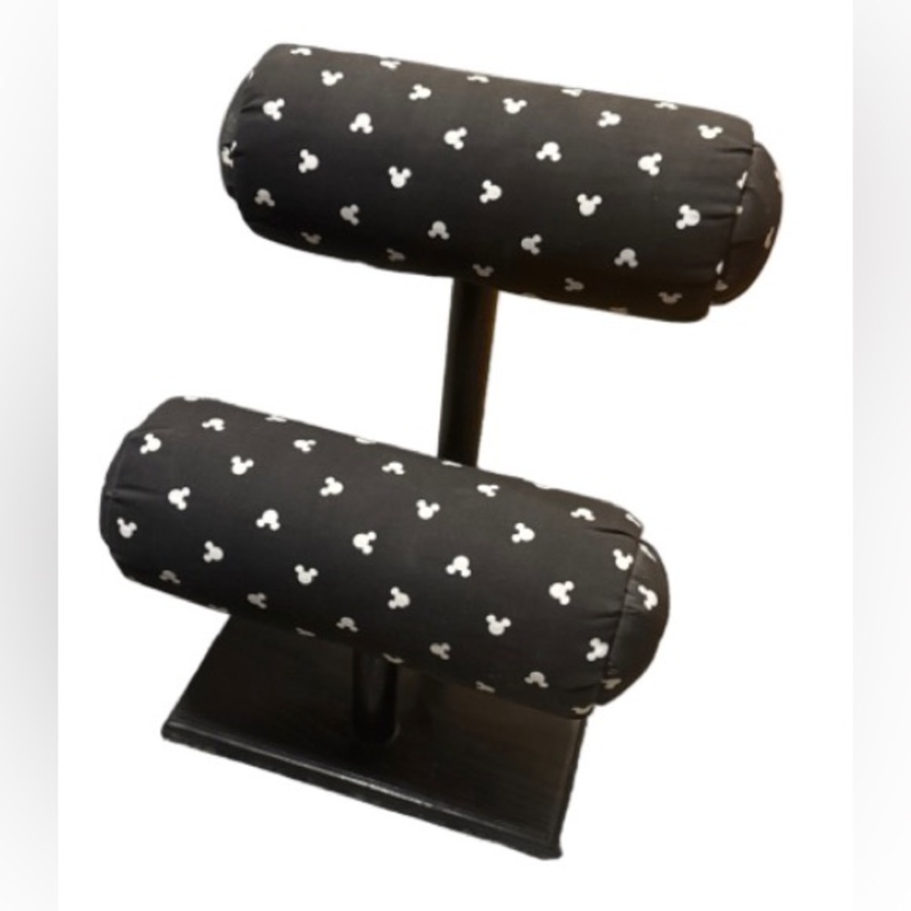 Black disney ear holder Display Stand with White Mouse Head Pattern